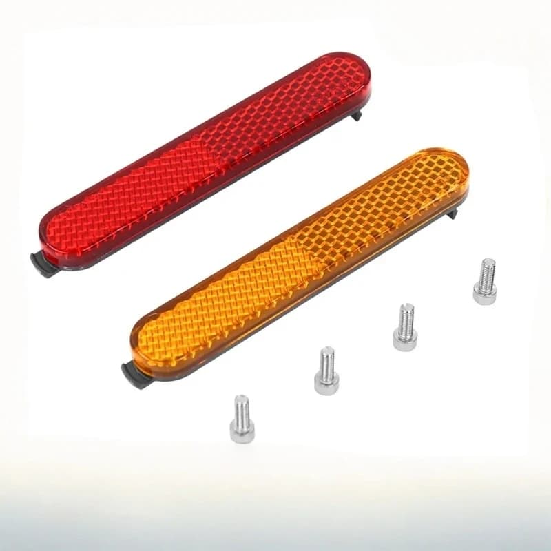 Copertura per pneumatici anteriori e posteriori – Guscio protettivo decorativo per mozzo con striscia riflettente per la sicurezza notturna per Xiaomi Pro2 / 1S / M365