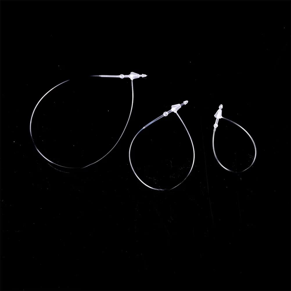 Offerta 1000 Pezzi/Lotto Fascette in Plastica per Cartellini Prezzi Abbigliamento Etichette all'Ingrosso 3 Misure 7,5cm/13,5cm/18cm