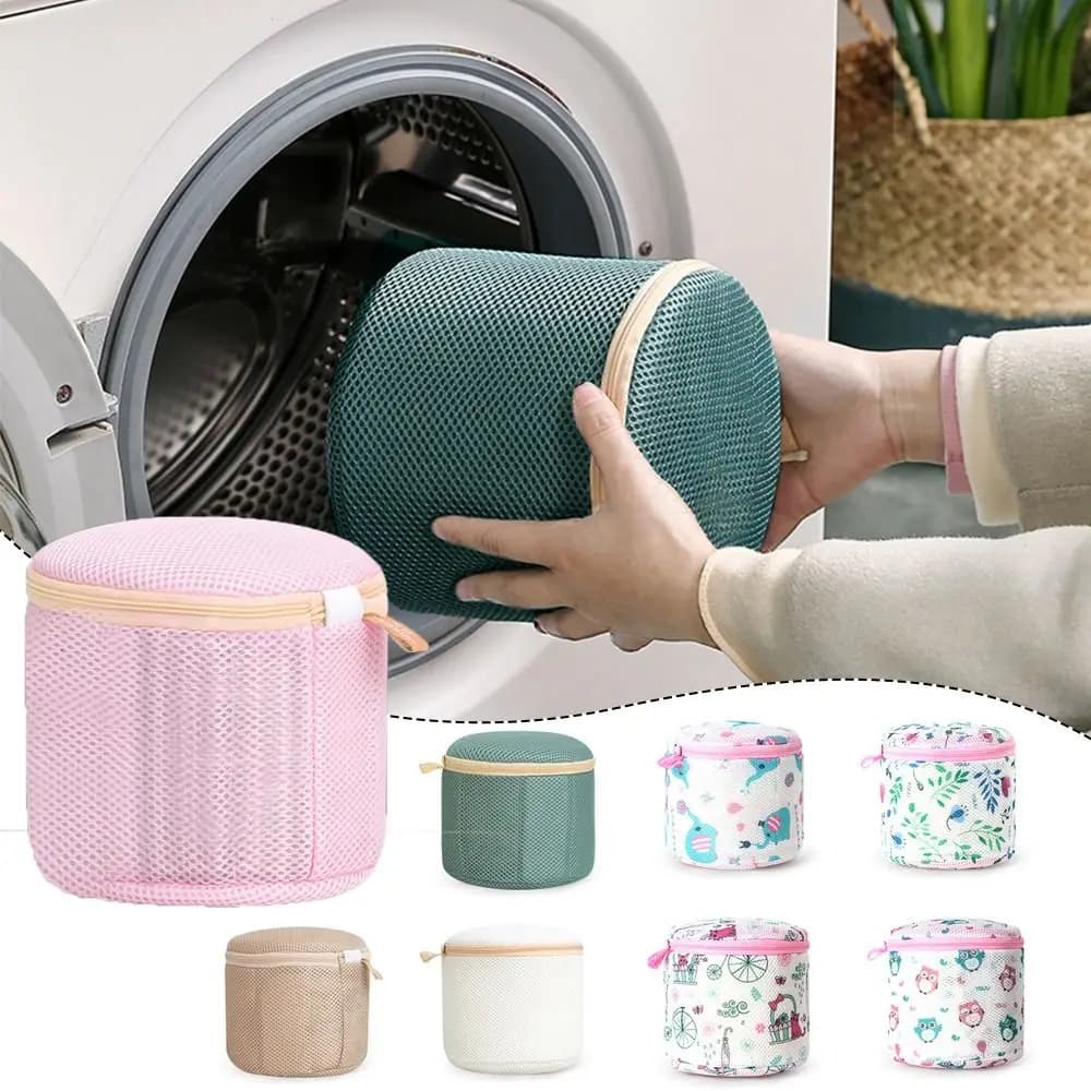Durable Protective Bra Seat Cover Bag Three-dimensional cylindrical protection Thickness mesh bag Floating bra bag