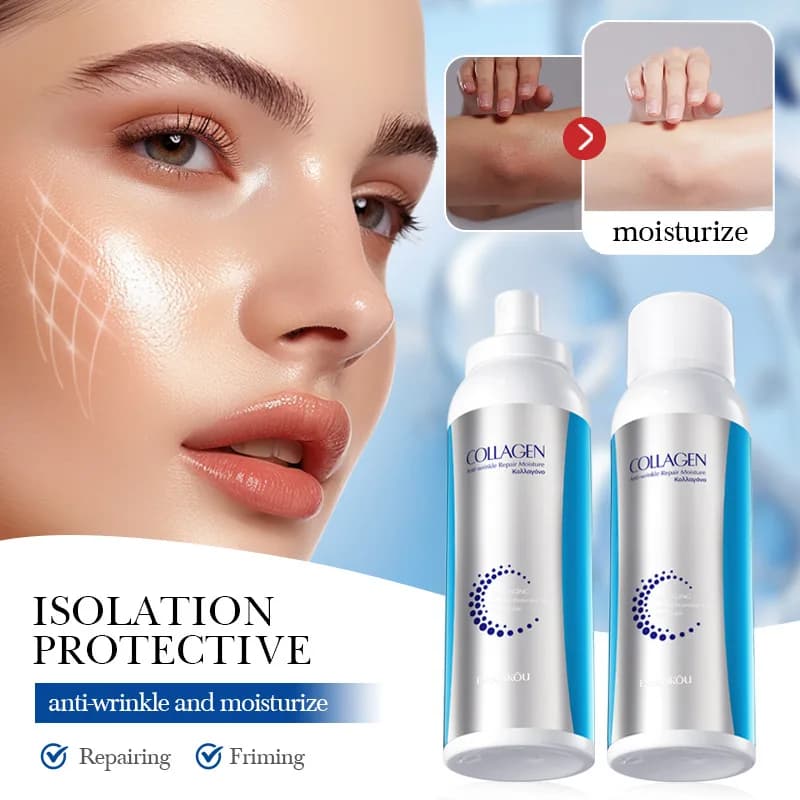Collagen anti-wrinkles serum face spray moisturizing repair firmer Lifting fade thin lines dark spots Spray facial skin care 150ml