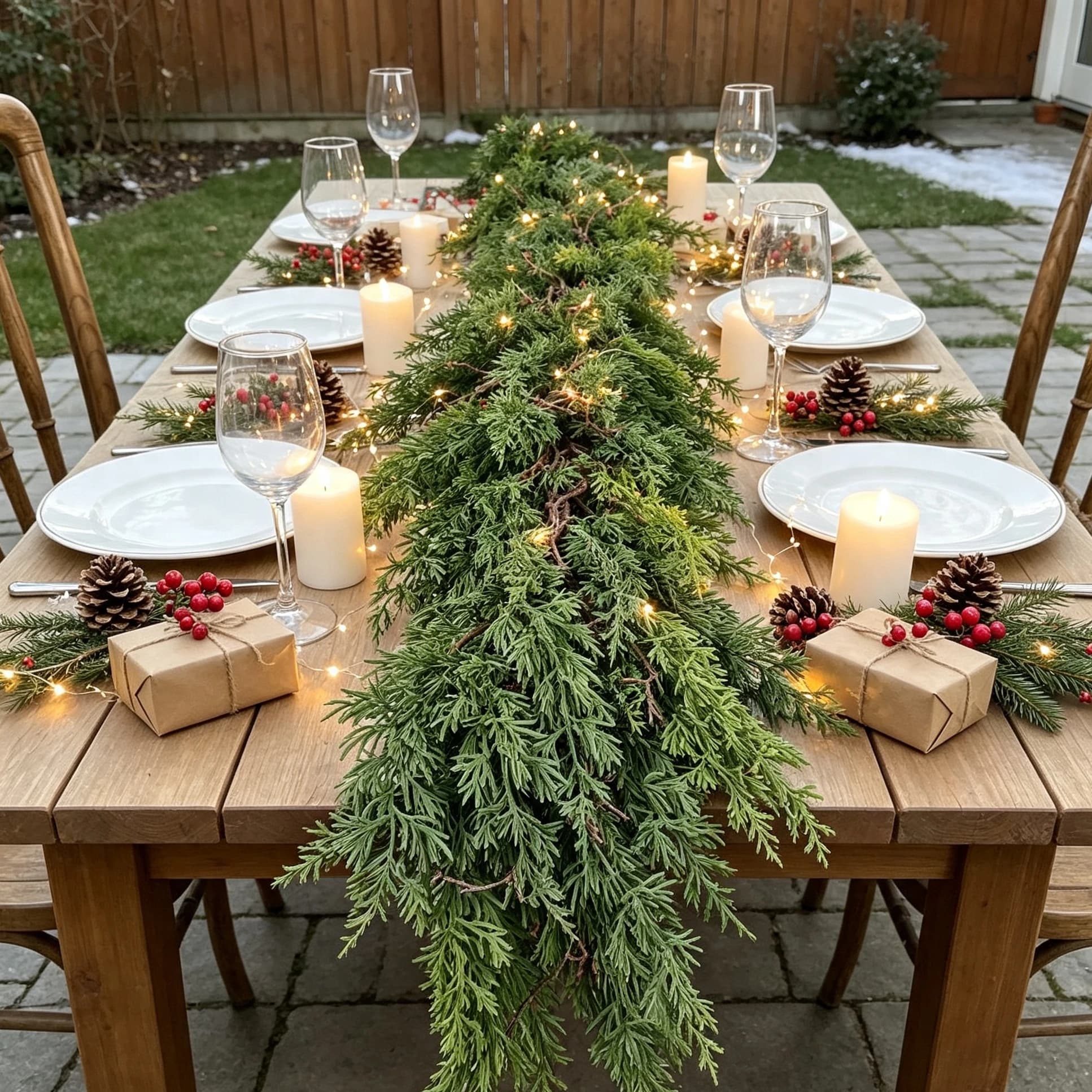 Artificial Plant Foliage Vine Christmas Tree Wedding Outdoor Garden Courtyard Fence Ornaments Arch Home Room Door Hanging Decora