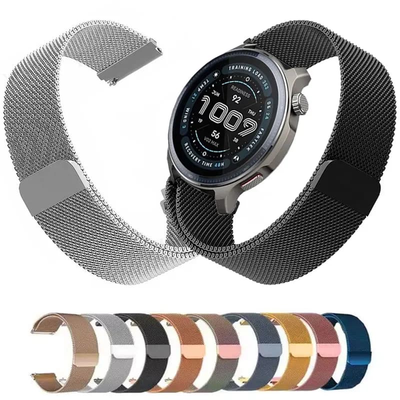 Cinturino milanese da 22mm per Huami Amazfit BALANCE 2 Bracciale a fascia per Amazfit BALANCE 1/2 Accessori Smartwatch Cinturino in acciaio