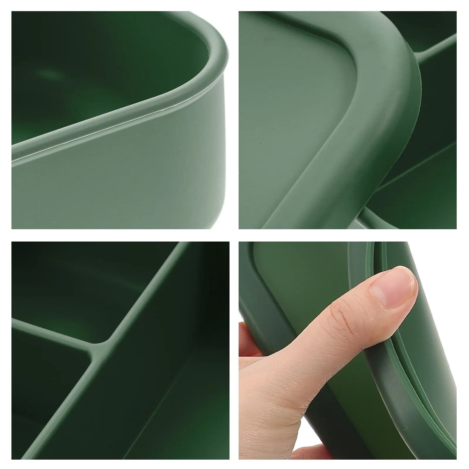 Contenitore per Alimenti Pieghevole in Silicone Flessibile da 720ml, Ermetico, Portatile, per Viaggi, Conservazione Pasti, Frigorifero, Zuppe