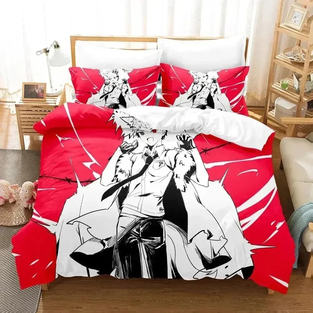 Anime Danganronpa V3 Chiaki Nanami Set of bedding Set of bed printed with pillowcase Soft cover Queen King Size Bed linen Home