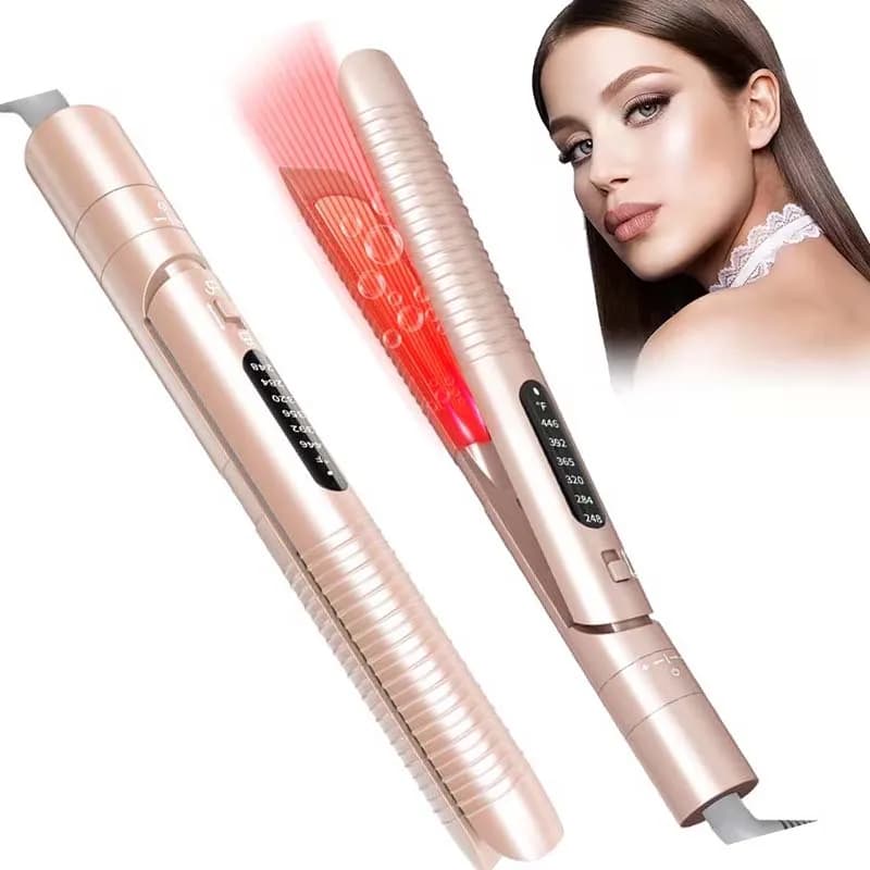 Wholesale Professional High Temperature Hair Straightener Wide Plate Electric Flat Iron Heating Hair Straightener