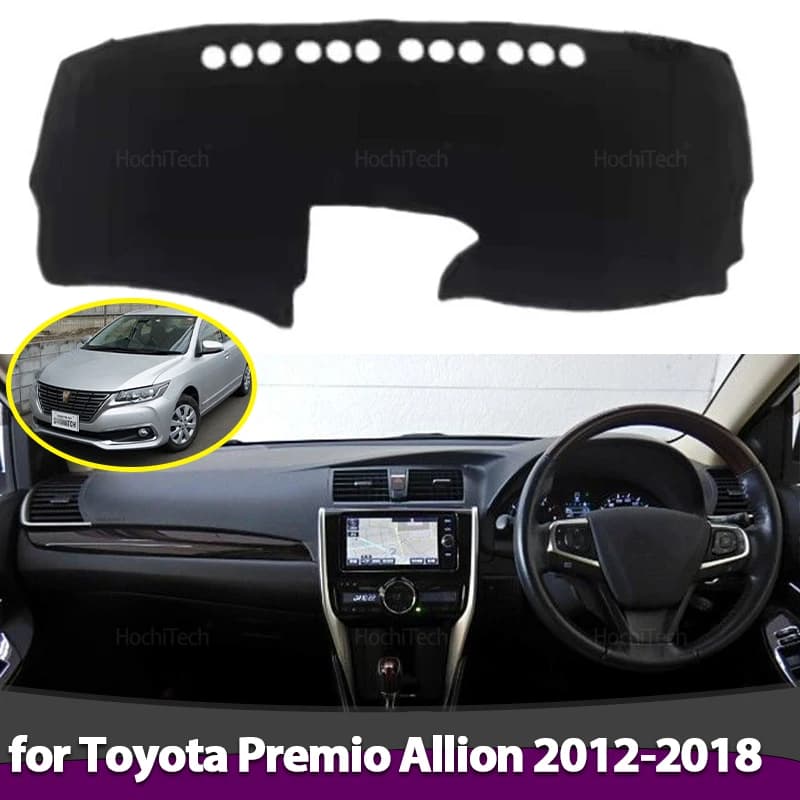 For Toyota Allion Award 2012-2018 Dashboard Cover Edge Anti-Slip Zerbino Protect Pad Accessories Auto Parasol Cars Carpet