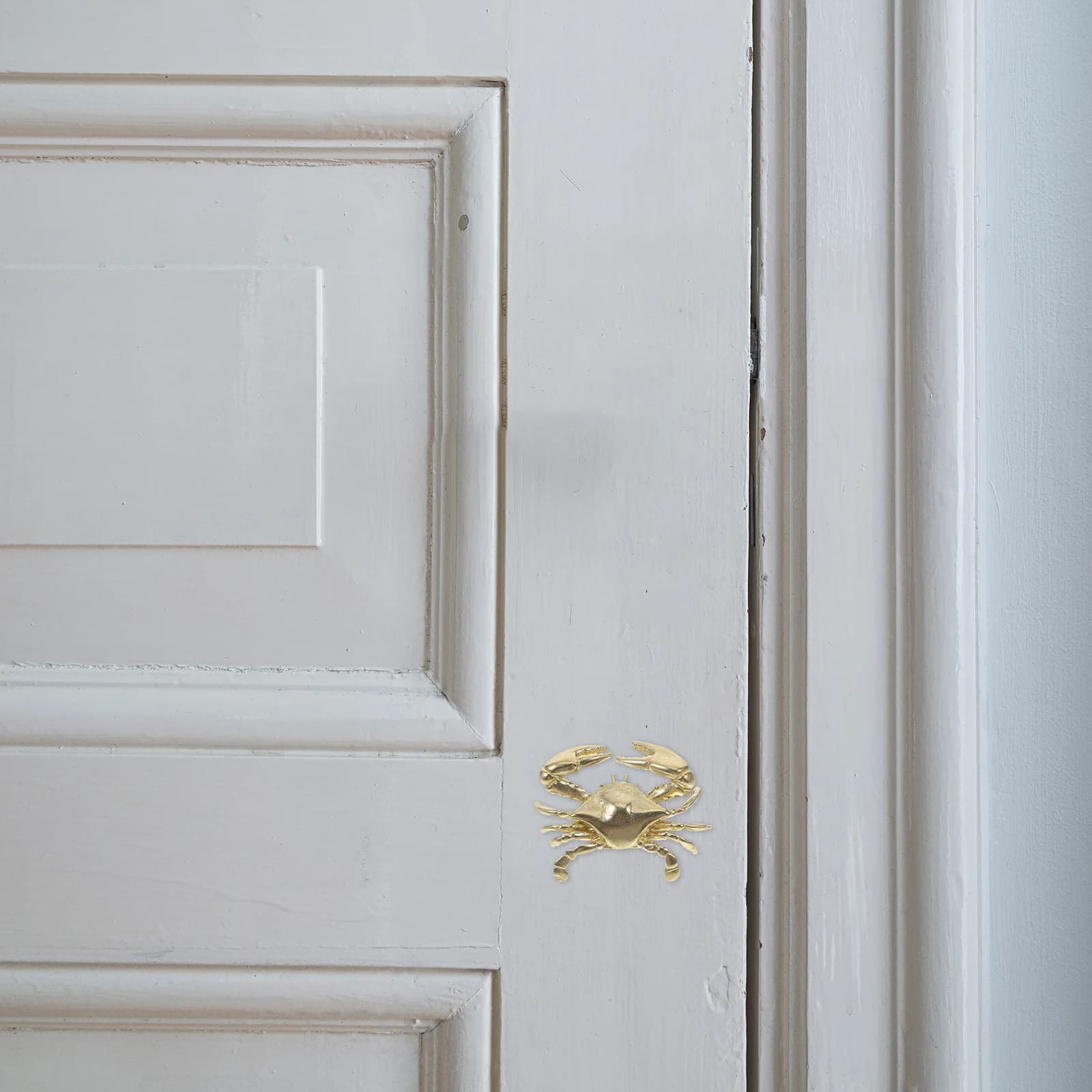 1pc Granchio Maniglie per mobili Manopole per cassetti in ottone per cucina Camera da letto Tema nautico Ferramenta per mobili Stile mare Foro singolo