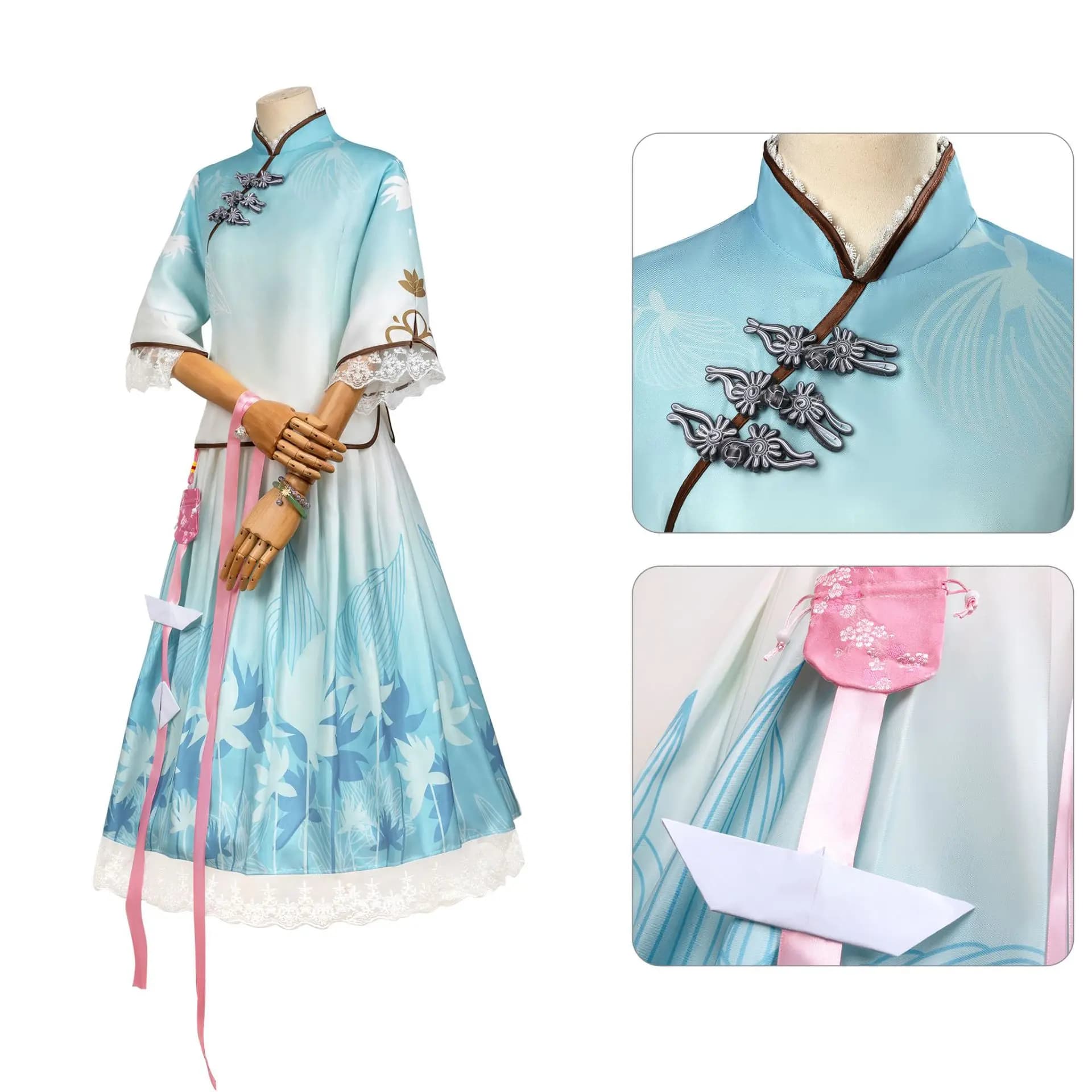 Costume Cosplay Anime King Glory - Skin Xi Shi Shiyu Jiangnan - Stesso Stile del Gioco Cinese - Animazione Bidimensionale - 2026