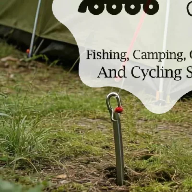 10Pcs Outdoor Tent Fixing Ropes, Hiking And Camping Tent Fixing Hooks, Compact And Lightweight, Easy To Carry And Store,
