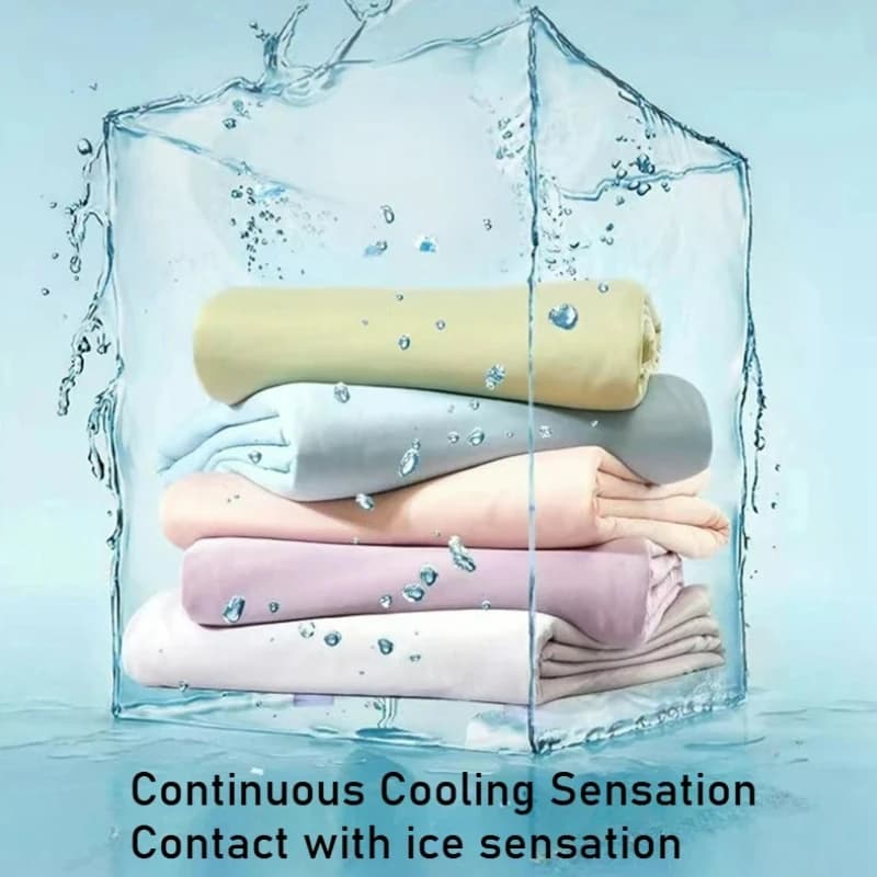 Coperta Rinfrescante in Seta Ghiaccio Traspirante e Morbida per Divano e Letto, Plaid Sottile per Aria Condizionata, da Viaggio e per la Casa