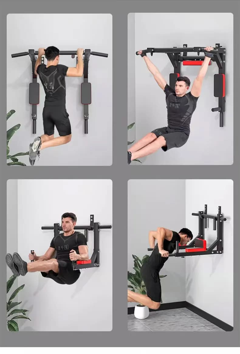 Multi-Grip Traction Bar for Interior, Horizontal Bar Set and Fitness Training Parallel