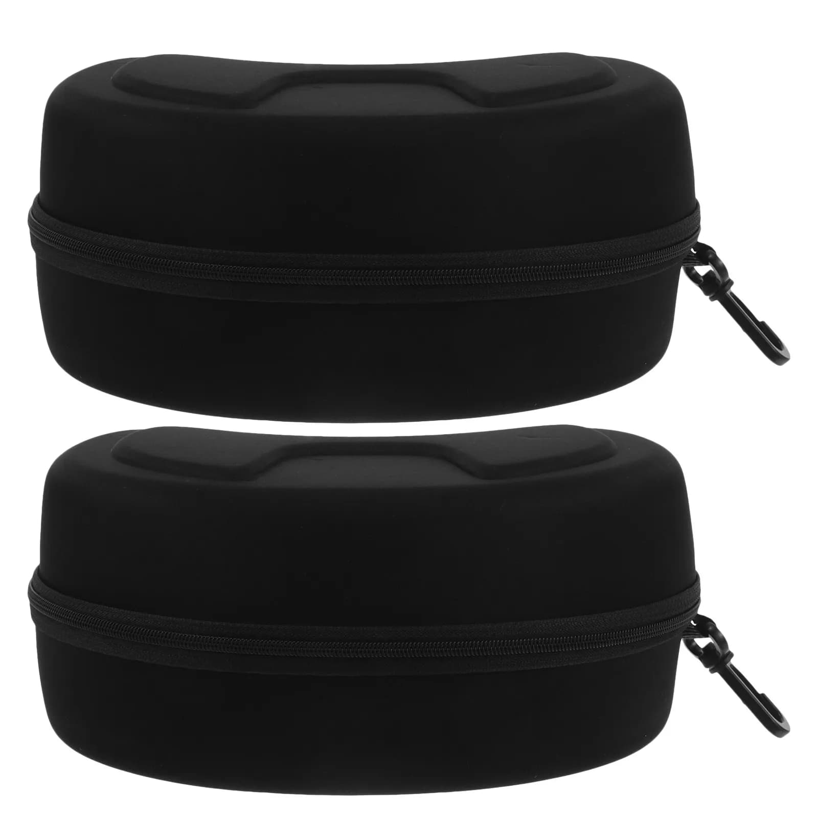 2 Pezzi Custodia Rigida Grande per Occhiali da Sci, Scatola Protettiva Portatile per Occhiali, Porta Occhiali per Snowboard Ciclismo Sport