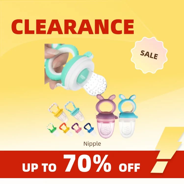 Clearance Baby Silicone Children's Fruit Feeder Food Supplement Molar Stick Pussy Portable Supplement Kids Boys Girls Fruit Supp