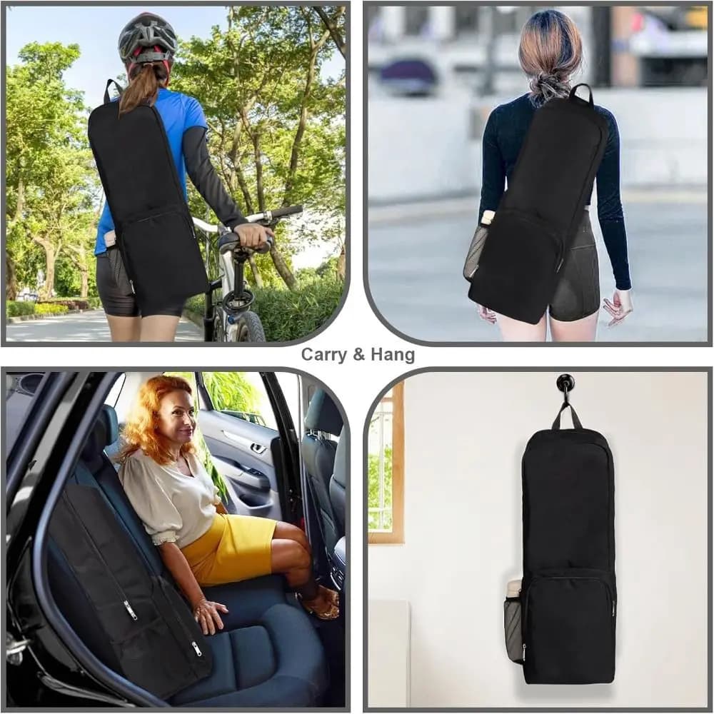 Bag for Yoga Carpet Washable and Waterproof with Pocket on the Net, Portable Yoga Mat holder with Adjustable shoulder strap