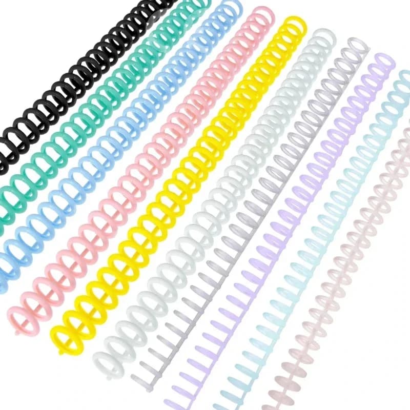 10 pz Plastica 30 Fori Raccoglitori a Foglie Sciolte Anello Rilegatura Spine Pettini 85 Lenzuola Capacità per Album di Quaderni di Carta FAI DA TE