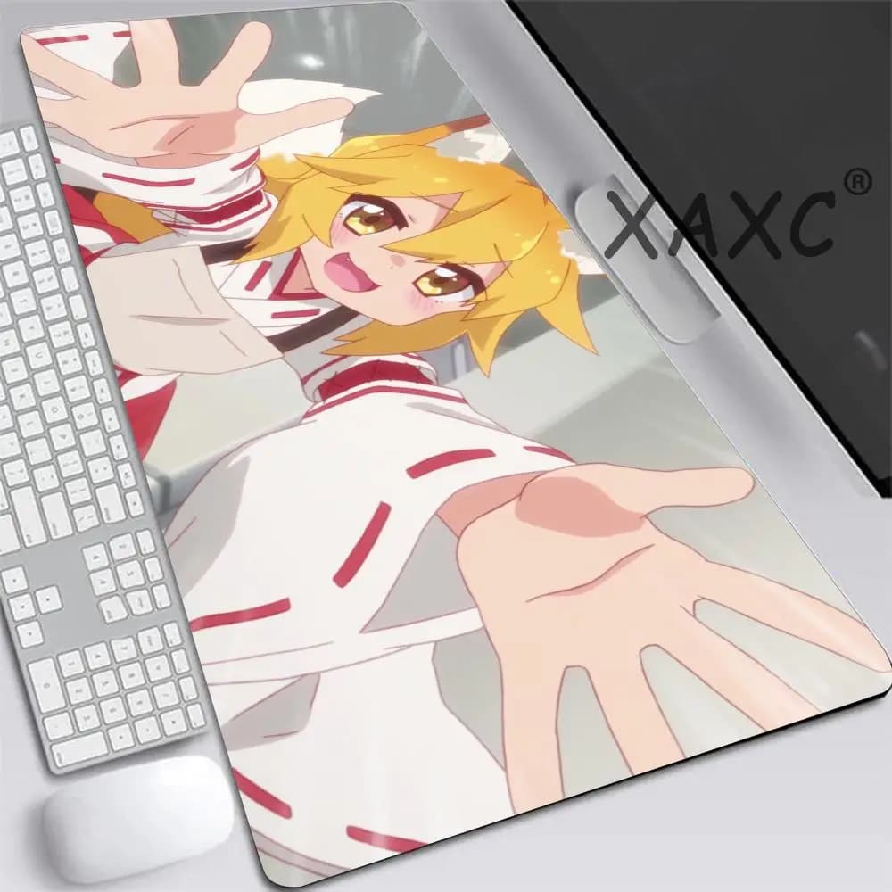 Anime The utile Fox Senko Custom Skin Desk Mat MousePads tappetino per Mouse tappetino per Mouse Gamer antiscivolo HD Custom PC Desk Pad Home