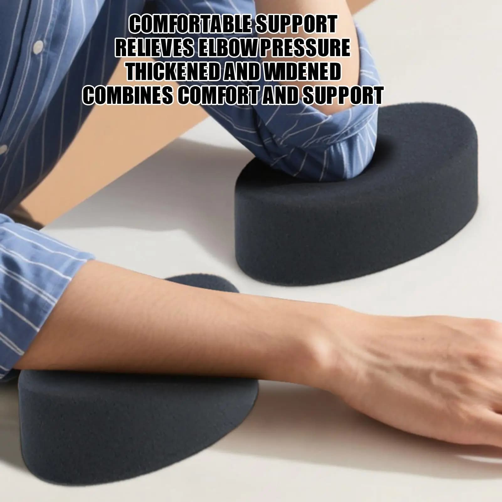 Supporto Ergonomico per Polso e Gomito da Scrivania con Memory Foam Confortevole