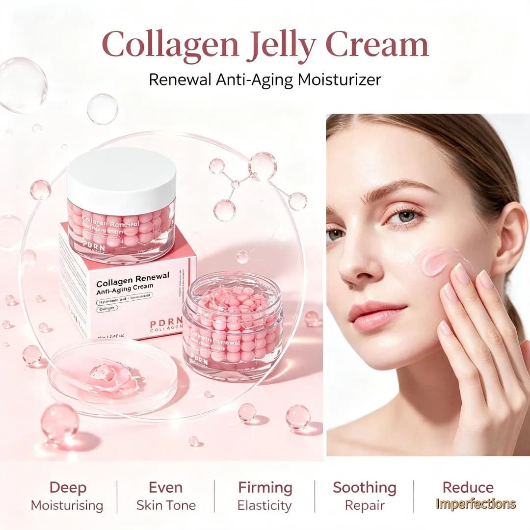 PDRN Hydrating Jelly Cream 70g Peptide Sodium Collagen Repair Face Body Skin Care Moisturizer Smooth Capsule Nourish Cream New
