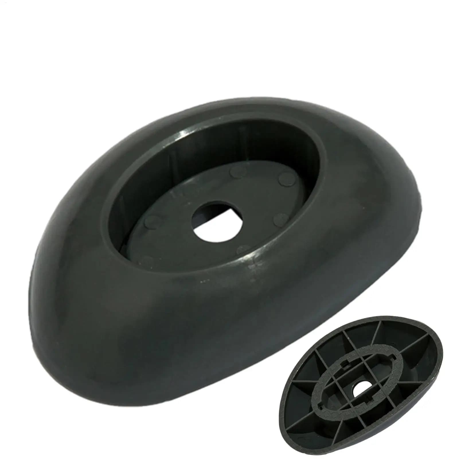 Pool Leg Caps Plastic Friction Support Stand Round Frame Base Feet for Ground Swimming Pool Outdoor Lawn Water Sports