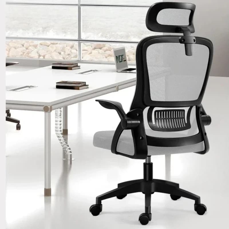 Poltrona per computer di design Rilassante arredamento per ufficio nordico Sedia per PC da gioco Sedia da gioco girevole in rete avanzata Sala giocatore con accento