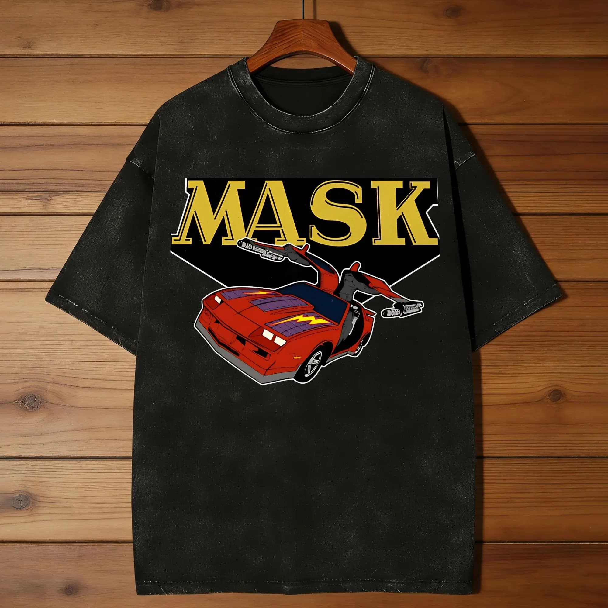 T-shirt Oversize Lavata in Cotone Matt Trakkers Thunderhawk – T-shirt Trendy e Cool per Coppie, Estetica Estiva, Casual