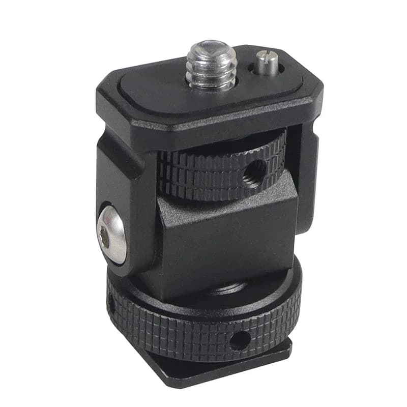 Mini Monitor EVF Stand Adapter Cold Shoe Mount for Camera Microphone Light Bracket for GoPro Insta360 DJI OSMO 360 Action Holder