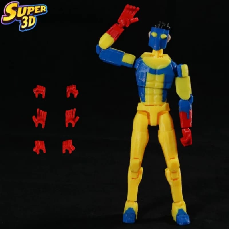 In Stock 3d Printed Invincible Series All Toys Action Figures Anime Model Lucky Dummy 13 Superheroes Multi-Jointed Ornaments Toy