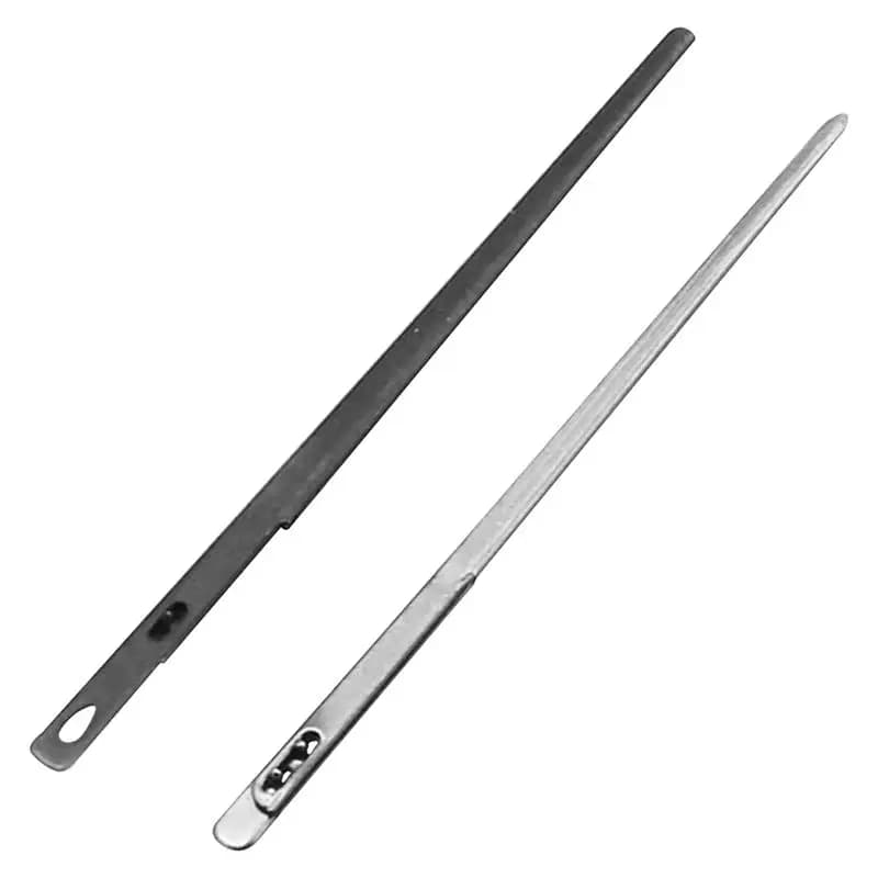 AEE8-30Pcs Sewing Leather Needle Manual Lacing Threading Single-Prong Steel Needle Leather Craft Tool