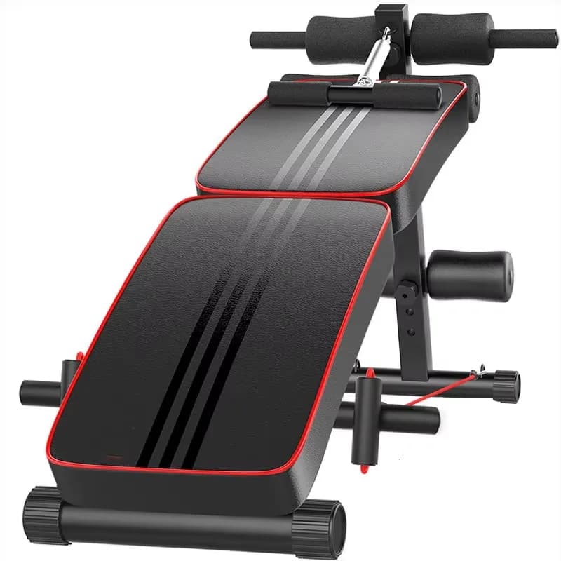 Fitness equipment for training Foldable bench for training with heavy load handlebars Tilt sit-up bench