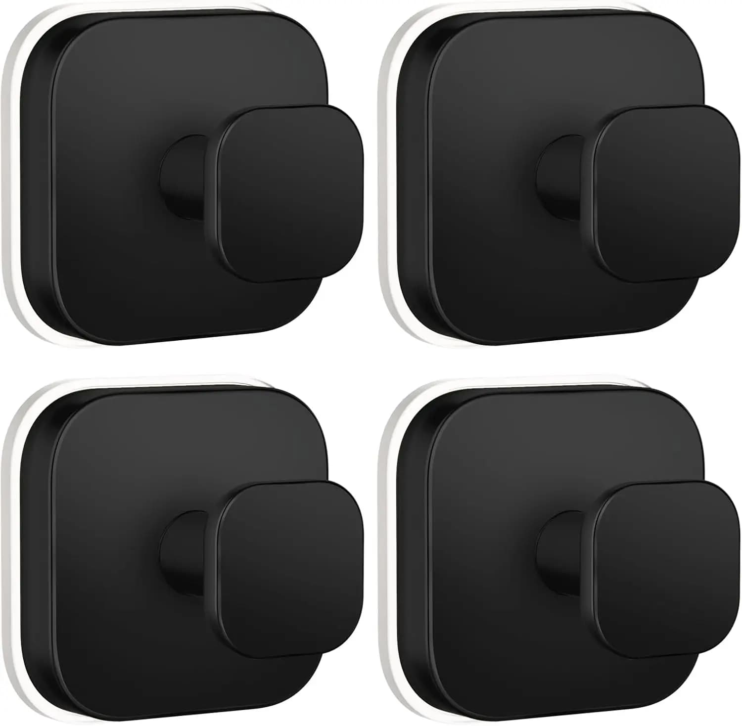 4 Ganci per Doccia, Ganci a Ventosa Riutilizzabili per Finestre in Vetro, Specchi, Ganci Rimovibili per Asciugamani da Bagno