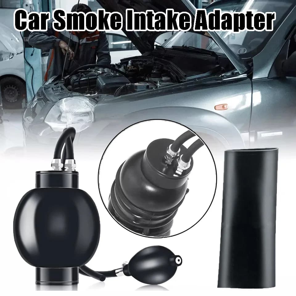Adattatore per presa d'aria rapida per auto Generatore di fumo Adattatore per tubo di scarico di aspirazione con guarnizione rapida Strumento diagnostico per rilevatore di perdite di fumo