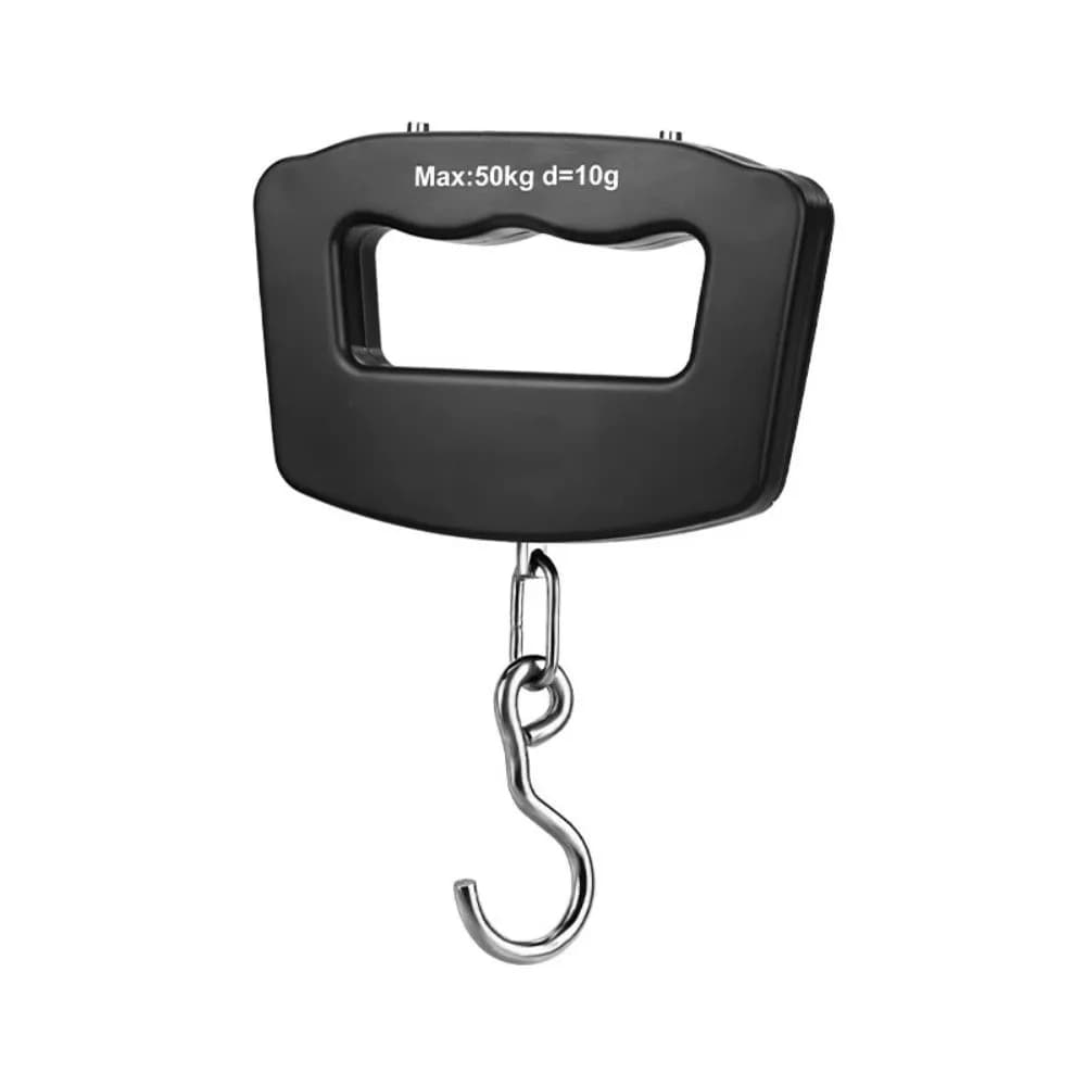 Display LCD digitale Bilancia per bagagli da viaggio Borsa per bagagli da 110 libbre/50 kg Bilancia elettronica con strumento per bilancia a gancio