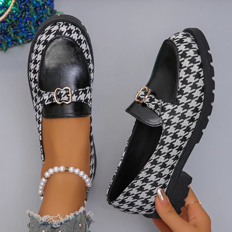 New Summer Plus Size Women's Shoe Platform Round Toe Moccasins Women's 2026 Shoes Casual Autumn Fashionable Women's Shoes