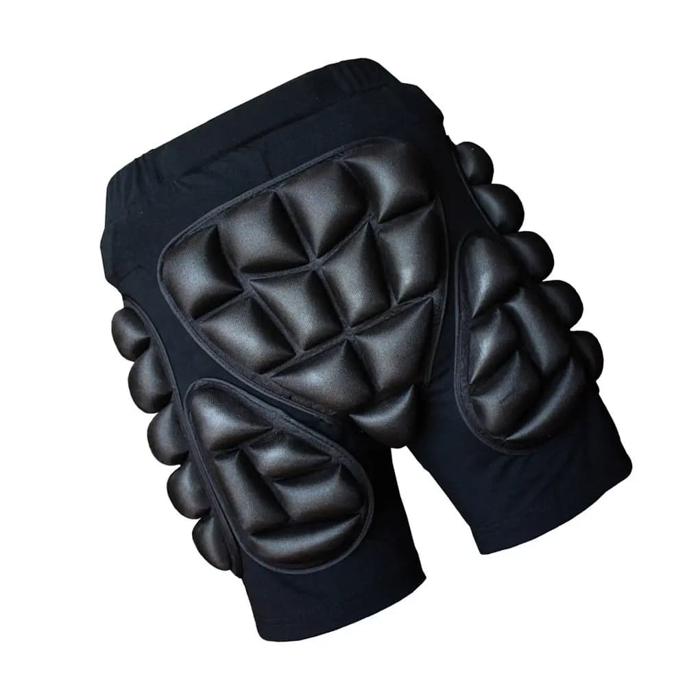 Thickening 2.5cm Hockey Pants Black Size S Eva Hip Protection Pad Breathable Pants for Roller Skating Ice Skating