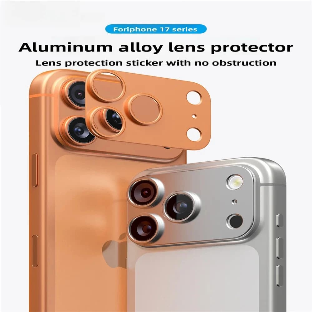 1-3Set Pellicola per fotocamera in metallo in lega Ultra HD per IPhone Air 17 Pro Max Accessori per protezione dell'anello dell'obiettivo in vetro temperato antigraffio