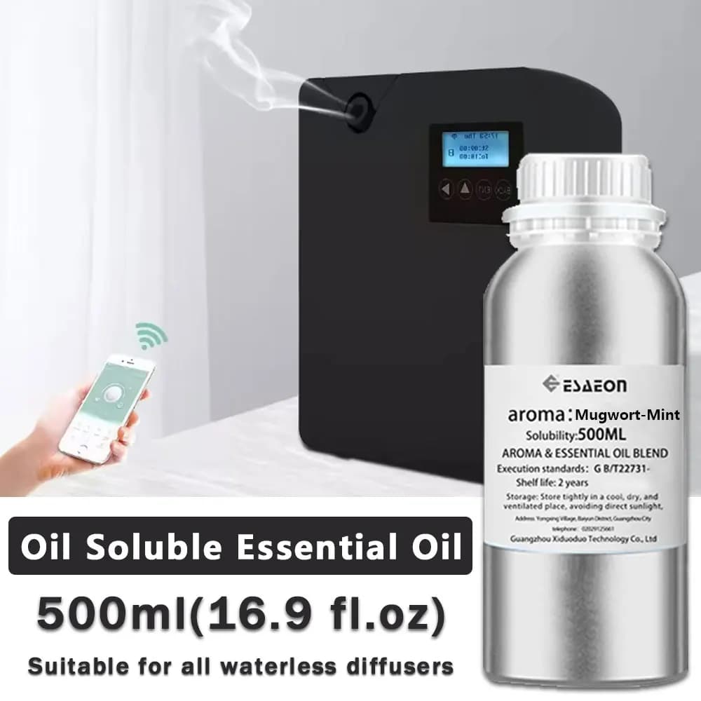 ESAEON 500 ml (16,9 fl.oz) Olio essenziale di cedro/ucalypt/freesia/bluebell selvaggio, liquido per integratori diffusori, olio per macchine aromatiche per hotel