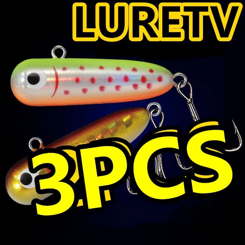 LURETV SMITH SAME STYLE Btk Swimmer Mine 3PCS 3cm 3g Esca falsa per trota 8004