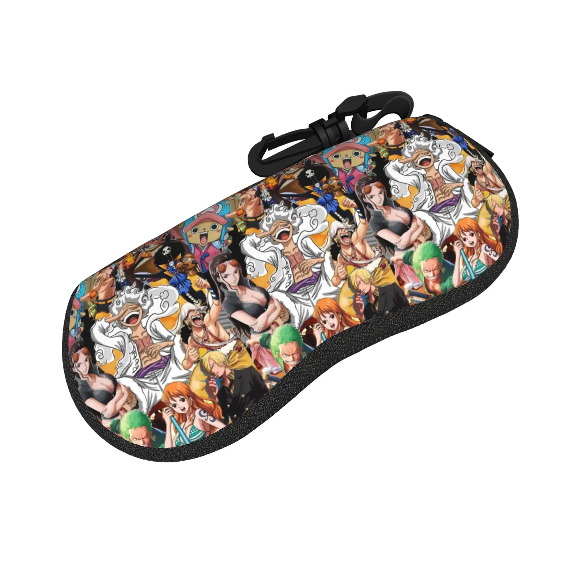 Custodia Protettiva per Occhiali Personalizzata One Piece Zoro Cartoon, Custodia per Occhiali da Sole Donna Uomo, Borsa per Occhiali