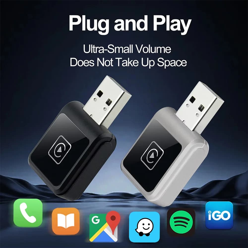 Wireless Android Car 5G WIFI 2 in 1 Carplay AI Box AI Smart Box Car Systems Plug And Play for VW Toyota Nissan Benz