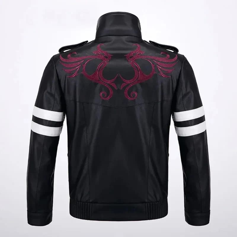 ★ Costume di Halloween CosZtkhp con Doppio Colletto! Giacca in Pelle PU Alex Mercer dal Gioco Prototype, Nuova Collezione Invernale 2026 ♥ Guarda a me ←_←