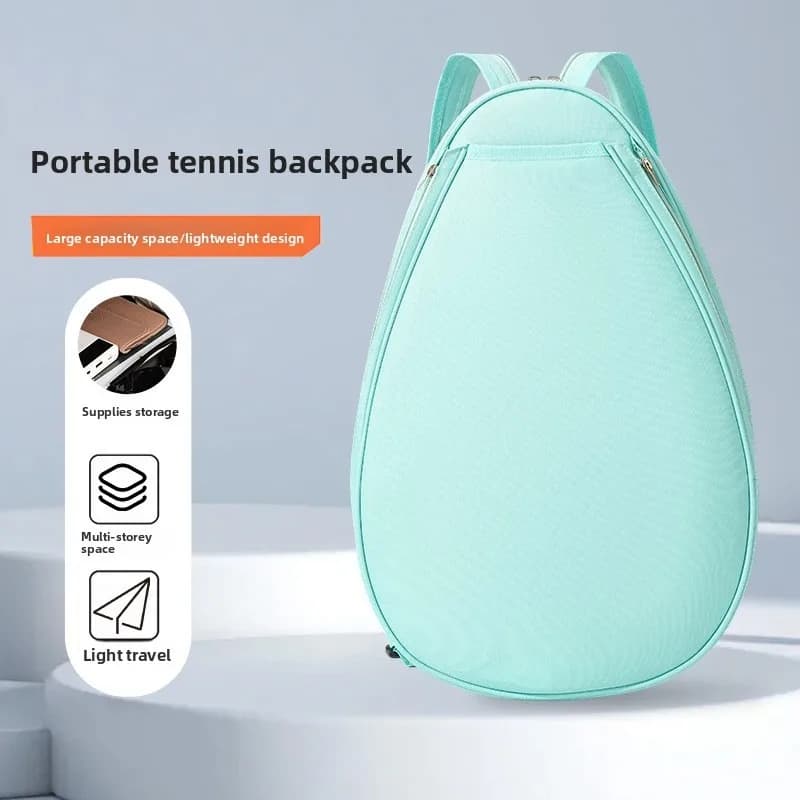Large Capacity Tennis Backpack Macaron Color Multi-function Racket Protector Waterproof Bag