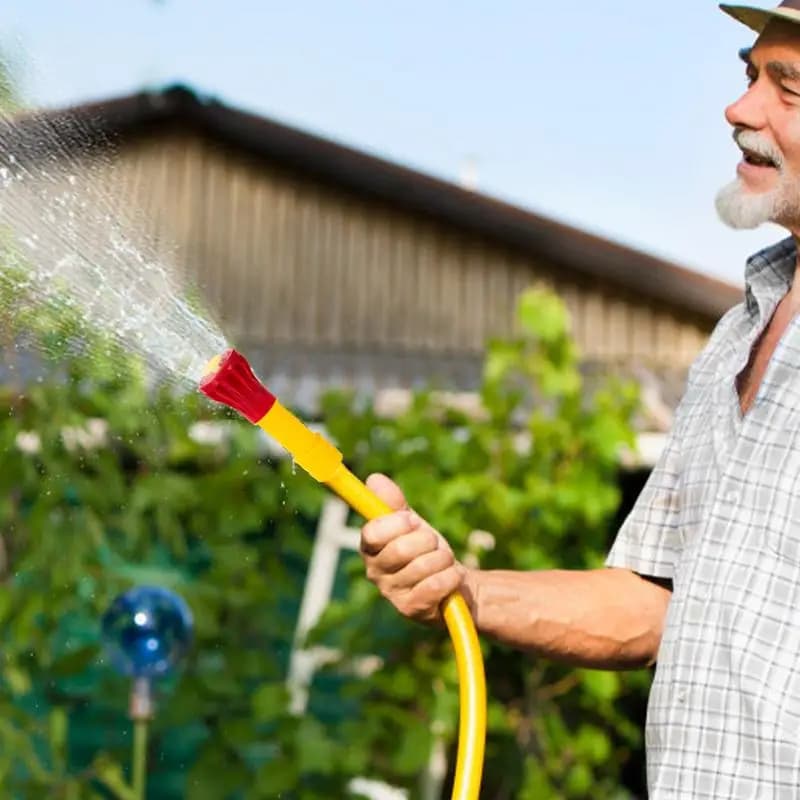 Garden Pipe Sprinkler Home Adjustable Irrigation Sprinkler Sprinkler with convenient handle for flowers Vegetable Gardening