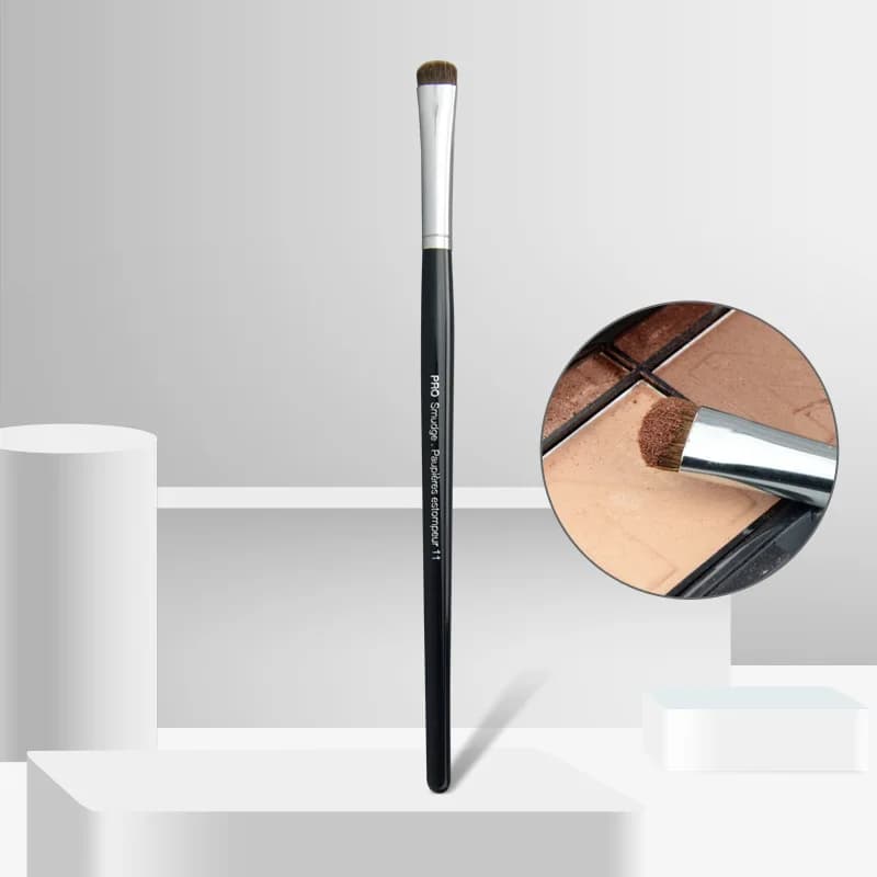 Professional Makeup Brush SEP # 11 Flat Shade Brush Halo Dye Tool for Umbrella Make-up to Shade Local Fine Slip