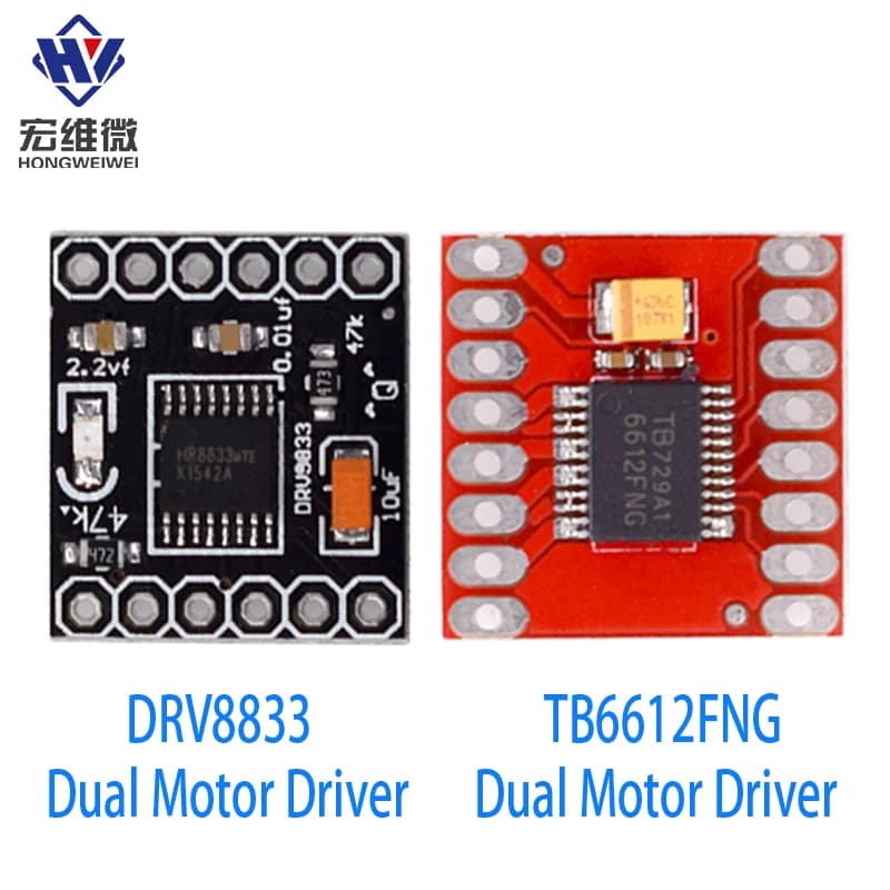 TB6612 DRV8833 Dual Motor Driver 1A TB6612FNG per microcontrollore Arduino migliore di L298N
