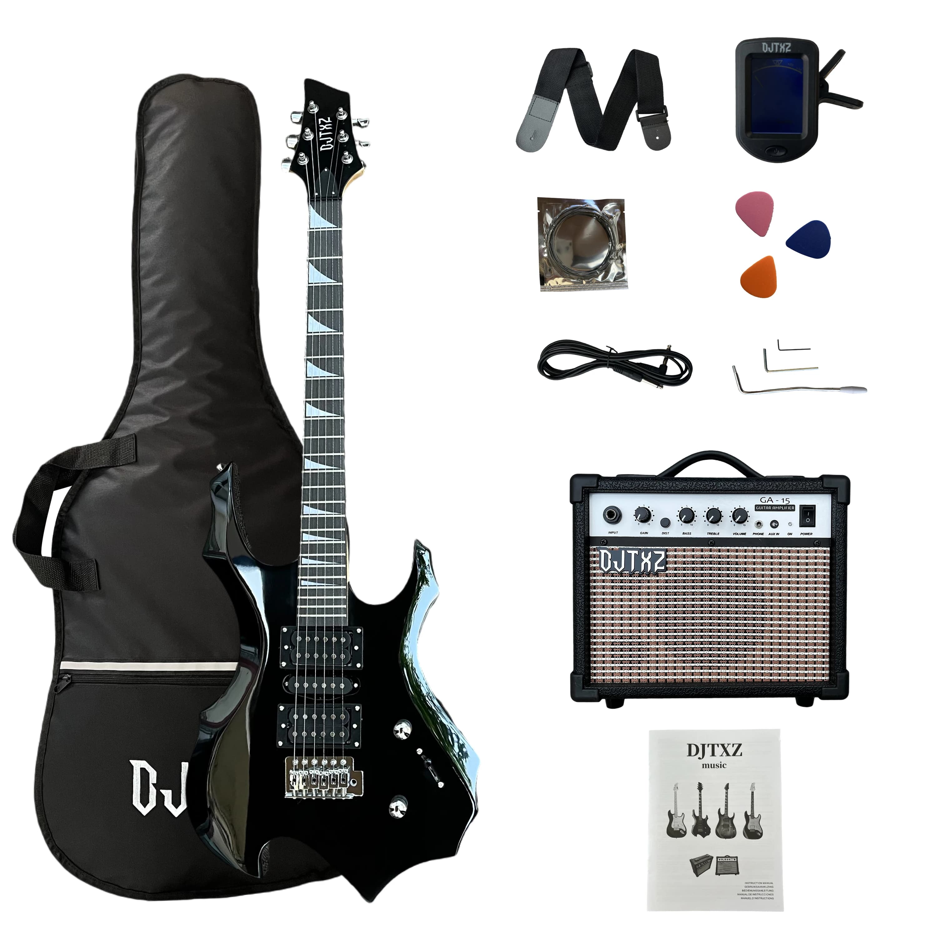 Chitarra elettrica con amplificatore per altoparlante Set speciale per prestazioni di chitarra Pratica per chitarra aliena