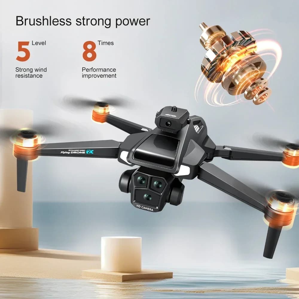 Drone M22 Professionale con Doppia Fotocamera 8K, 5G, Evitamento Ostacoli, Posizionamento Ottico, Brushless, RC Aggiornato
