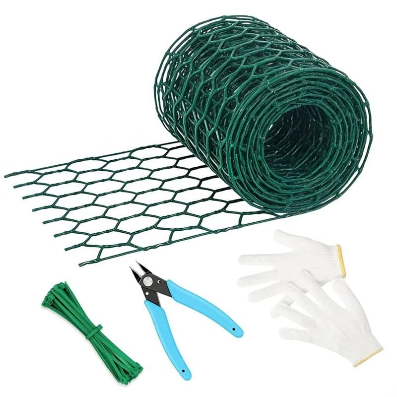 THIVN-Chicken Wire Floral Arrangements Hexagonal Wire Netting For Garden,Floral Arrangements,Crafts,With Glove,Cable Tie,Plier