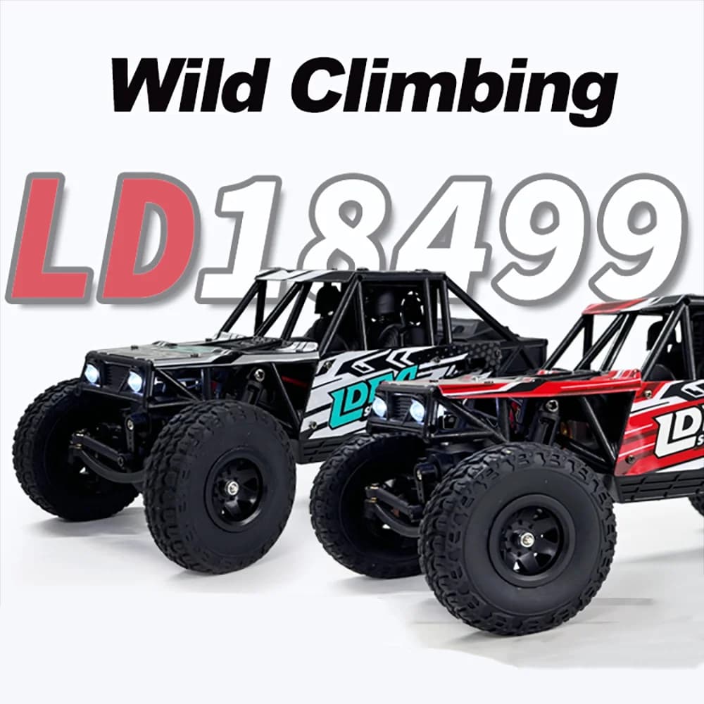 LDRC LD18499 4WD RC Auto 1/18 Bilancia 4x4 Telecomando Crawler 2.4G Fuoristrada Veicolo da Arrampicata Giocattoli per Bambini Adulti