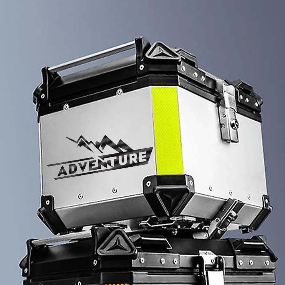 Adesivo moto Top Box Grafica avventura Decalcomanie in vinile Accessori adesivi per decorazione carrozzeria auto impermeabili autoadesivi