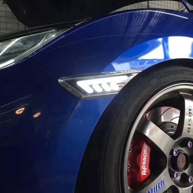 Luci diurne a LED DRL 12V per Honda Civic 2016-2020, indicatori di direzione gialli, fari diurni, luci di guida automatiche, fendinebbia